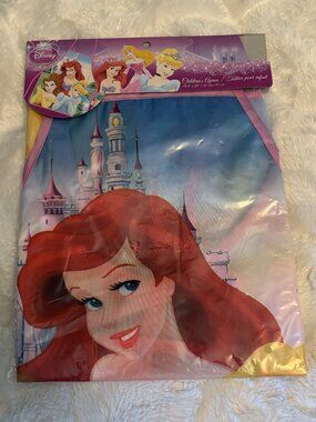 Disney Princess Kids Crafting Apron NIP Belle Ariel Cinderella Art Apron NIP